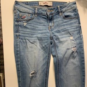 Hollister ripper blue jeans